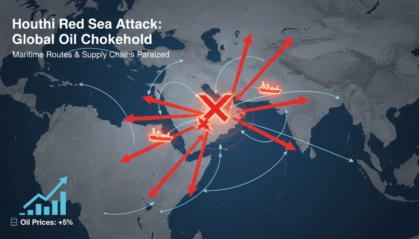 Houthi movement attacks Saudi oil tankers in the Red Sea