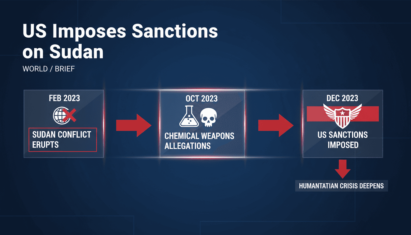 U.S. sanctions against Sudan over chemical weapons allegations