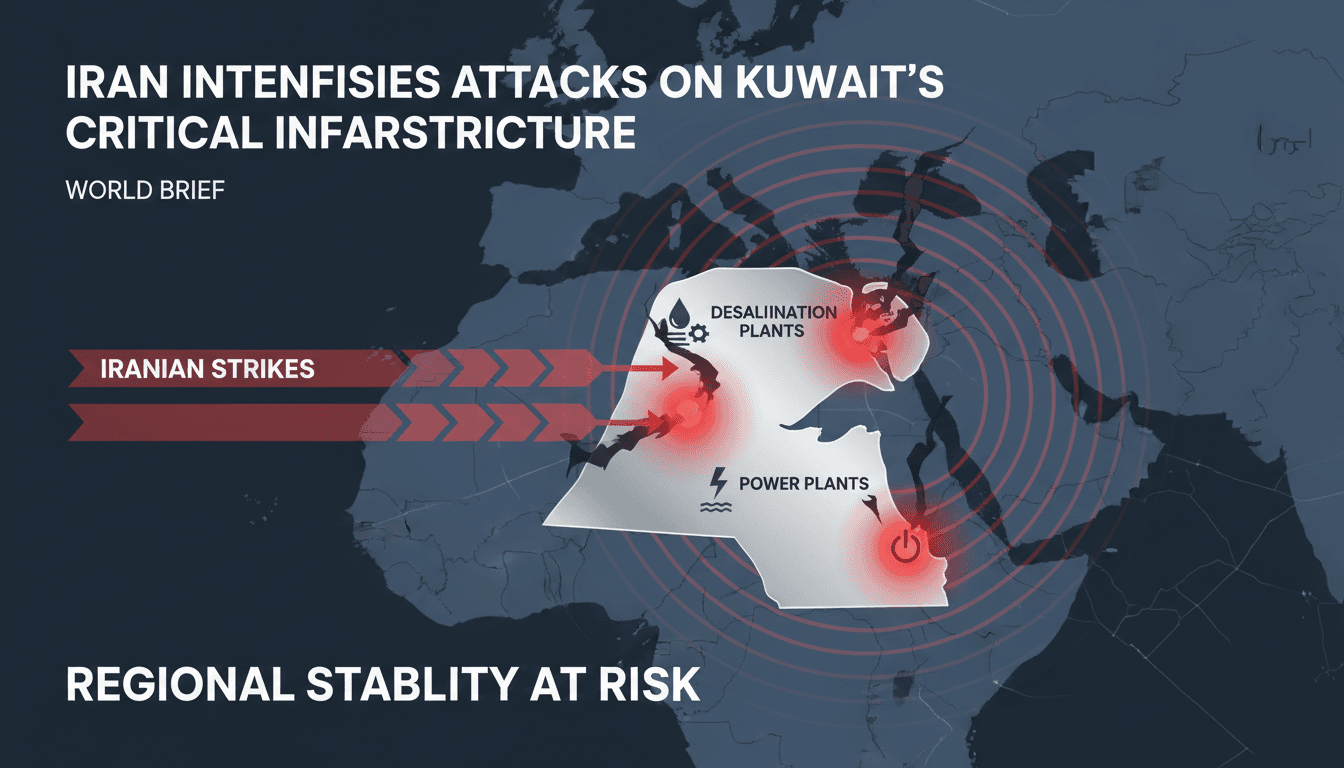 Iranian strikes on Kuwait's critical infrastructure and their implications