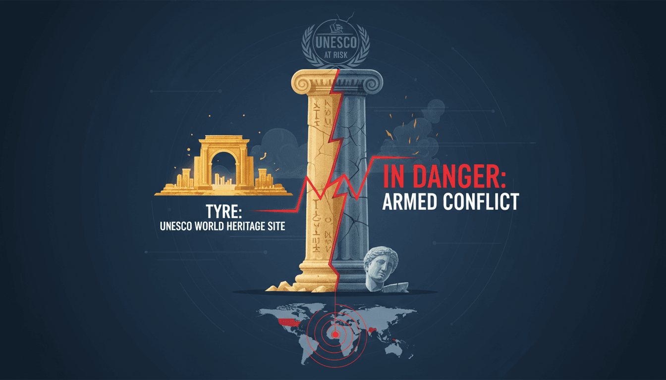 UNESCO World Heritage Site Tyre in danger due to conflict