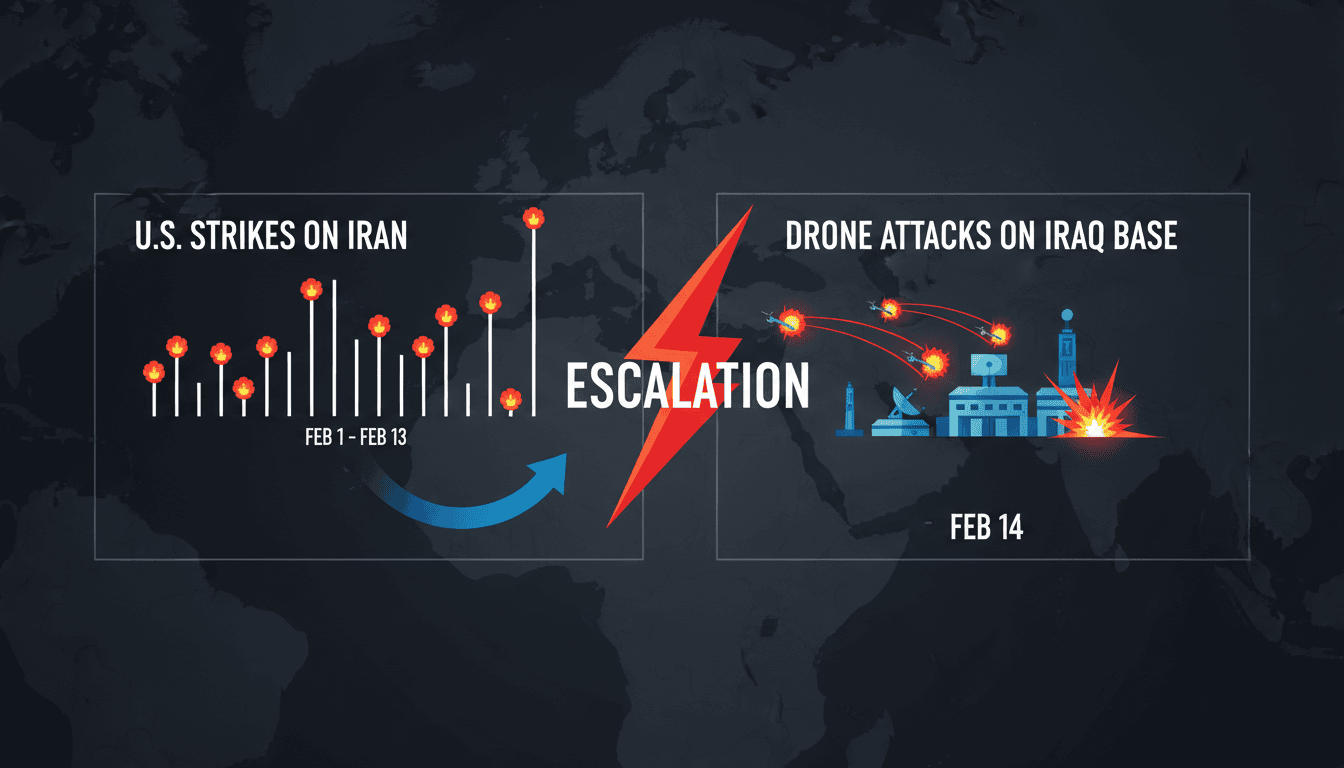 Drone attacks target US military base in Iraq amid ongoing strikes against Iran