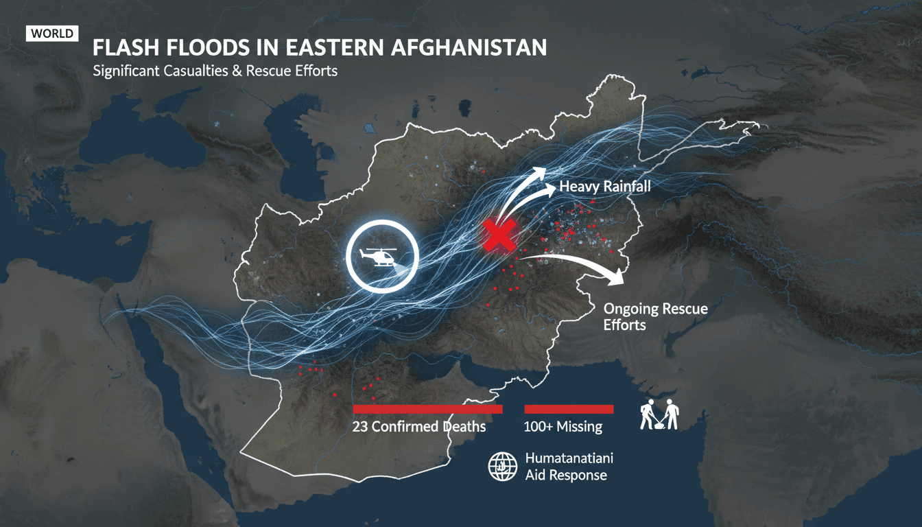 Rescue operations in Nuristan province following devastating flash floods.