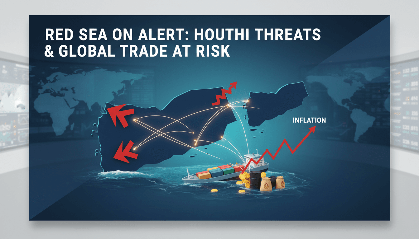 Houthi threats impacting shipping routes in the Red Sea