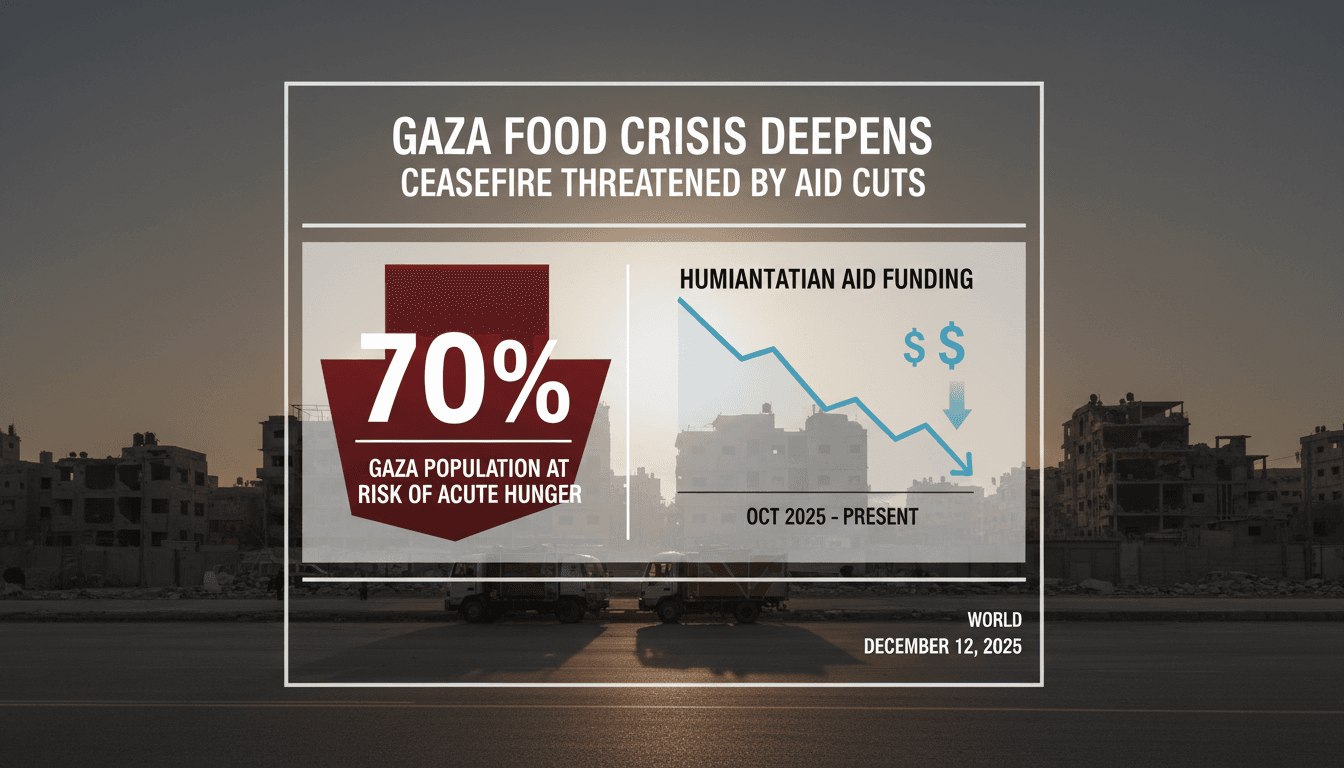 Aerial view of Gaza highlighting the humanitarian crisis.