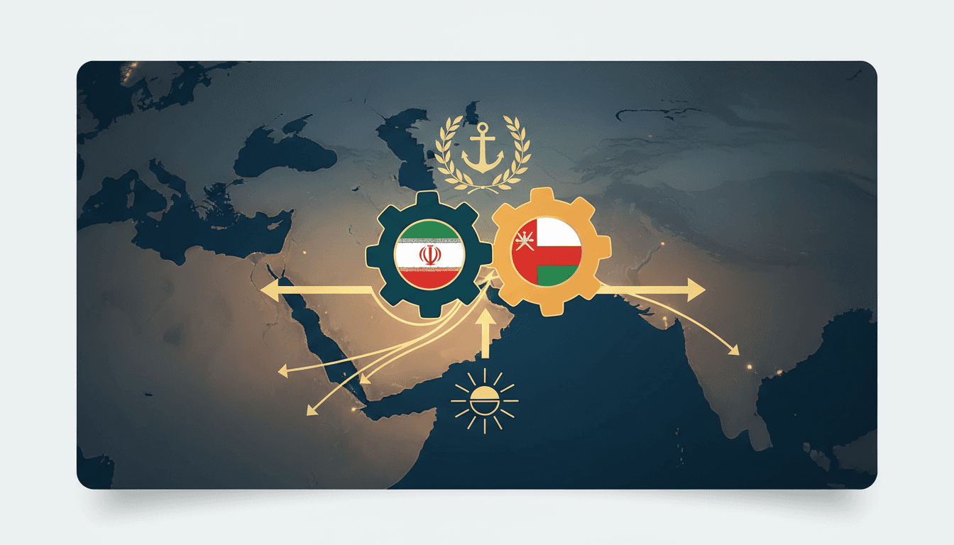 Map highlighting the Strait of Hormuz and its significance in global oil trade.