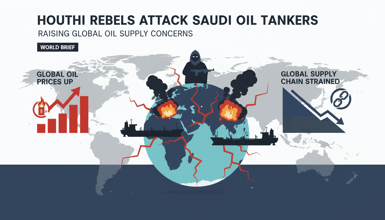 Houthi Rebels Attack Saudi Oil Tankers Raising Global Oil Supply Concerns