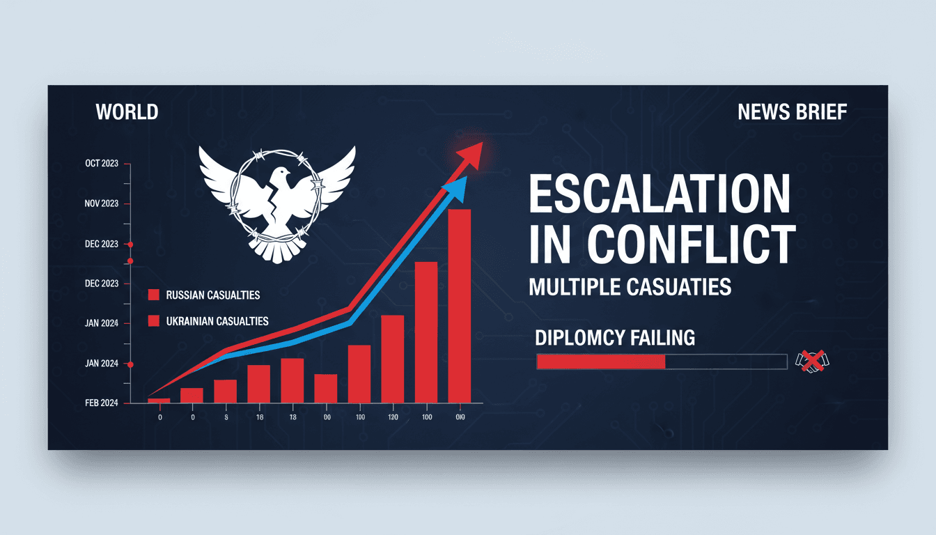 A map illustrating the recent escalation in the Russia-Ukraine conflict.