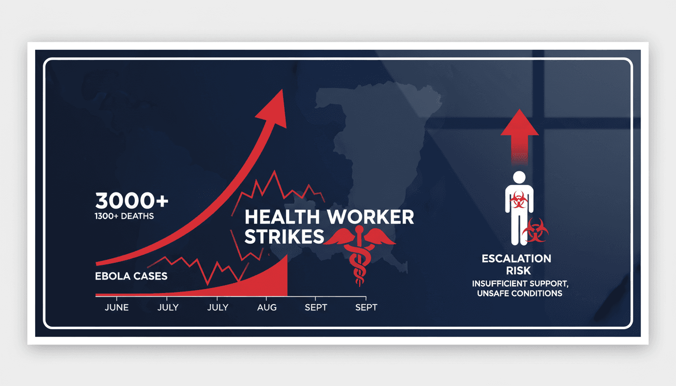 Health workers in the DRC during the Ebola outbreak