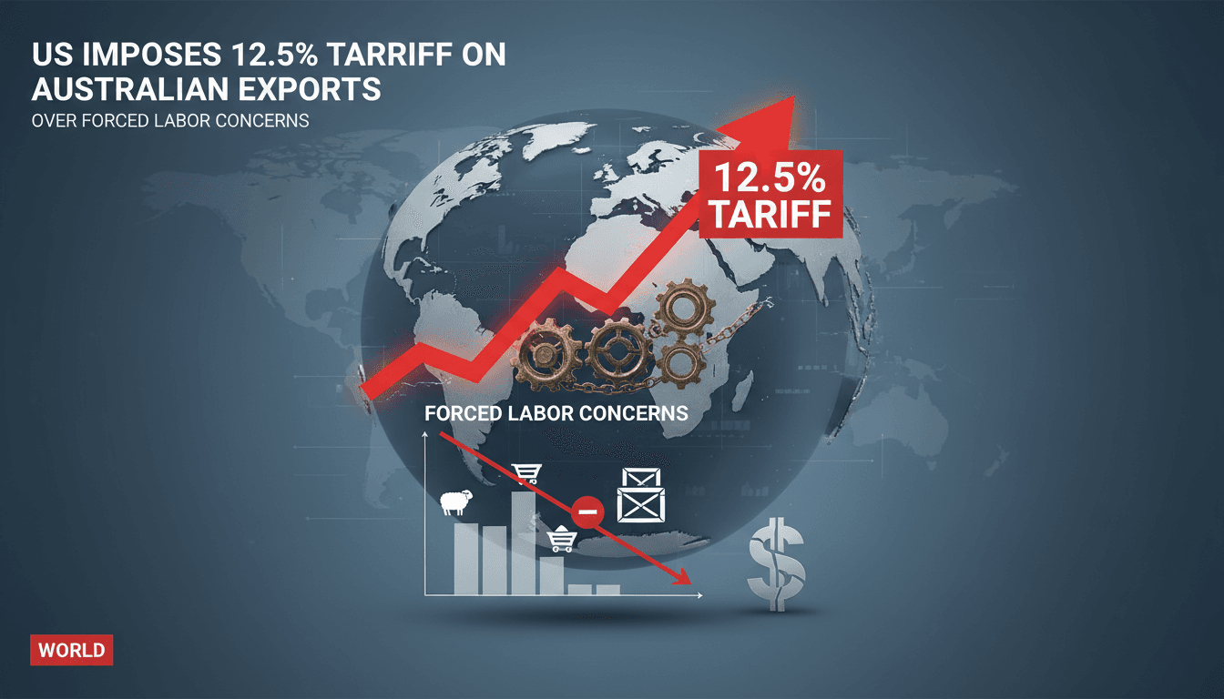 Australian exports impacted by US tariffs over forced labor concerns
