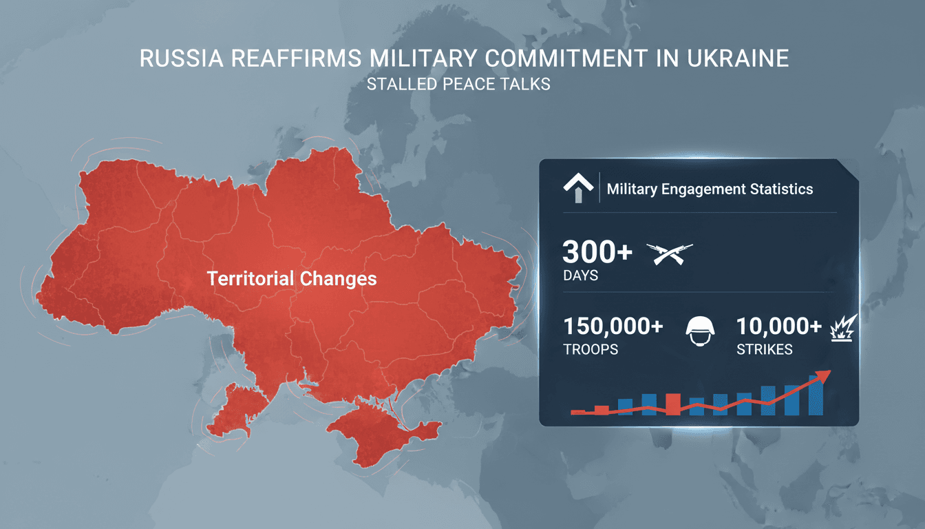 Russian military operations in Ukraine amidst stalled peace talks