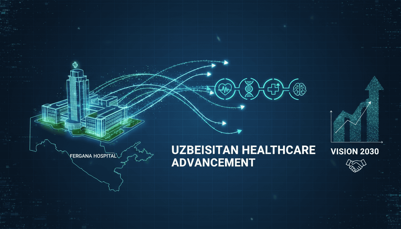Saudi Arabia and Uzbekistan officials discussing healthcare collaboration.