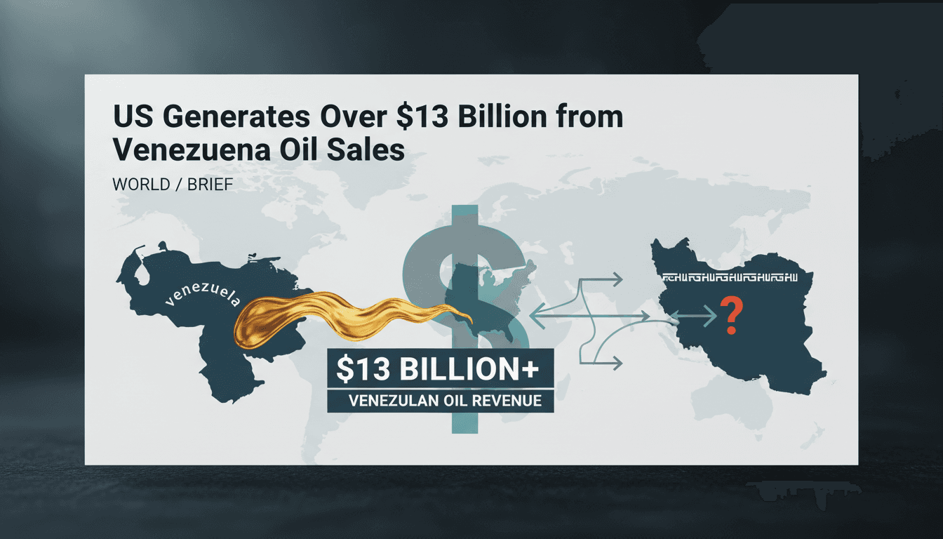 US Generates Over $13 Billion from Venezuelan Oil Sales Following Maduro's Ouster