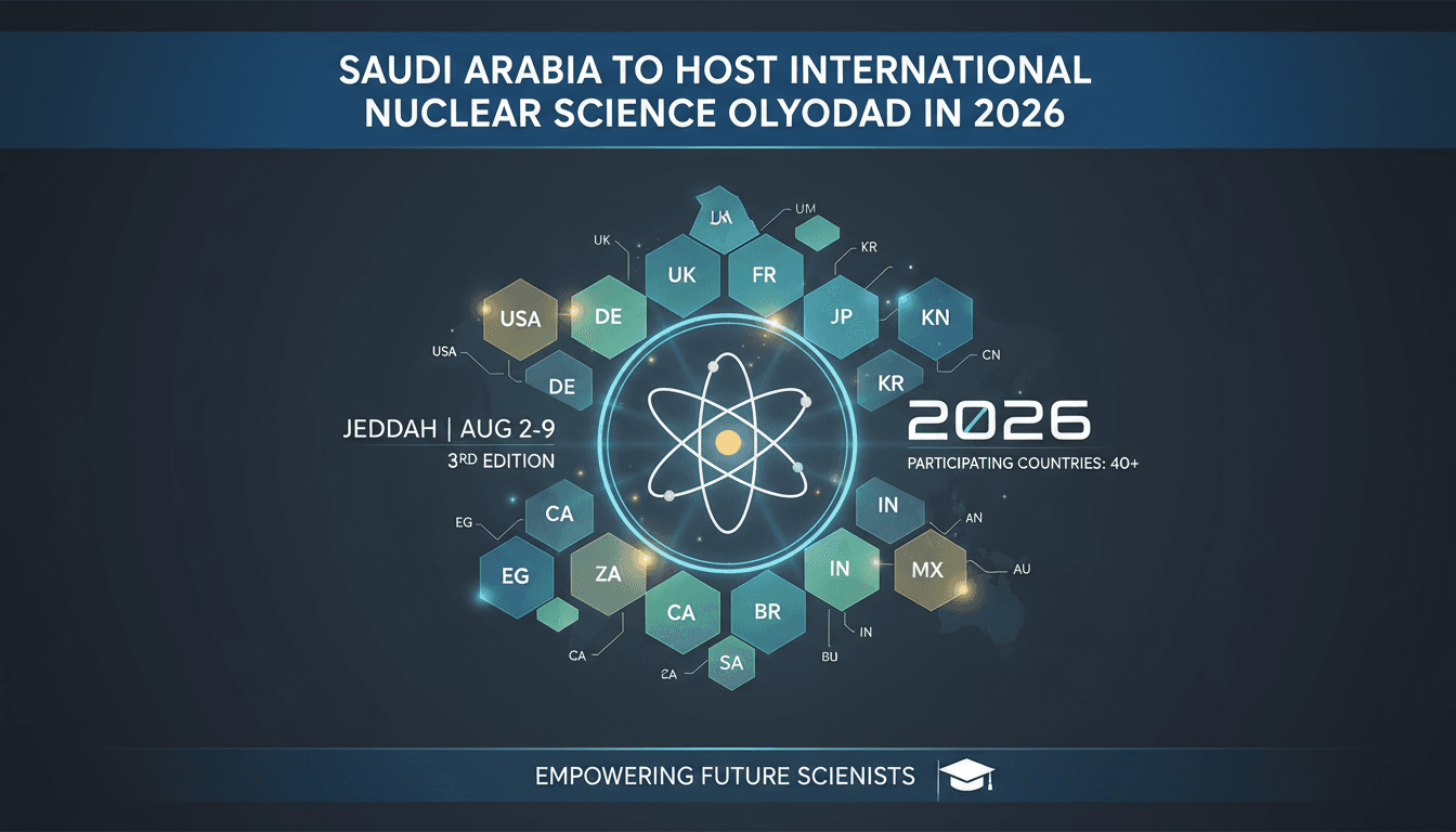Saudi Arabia to Host International Nuclear Science Olympiad in 2026