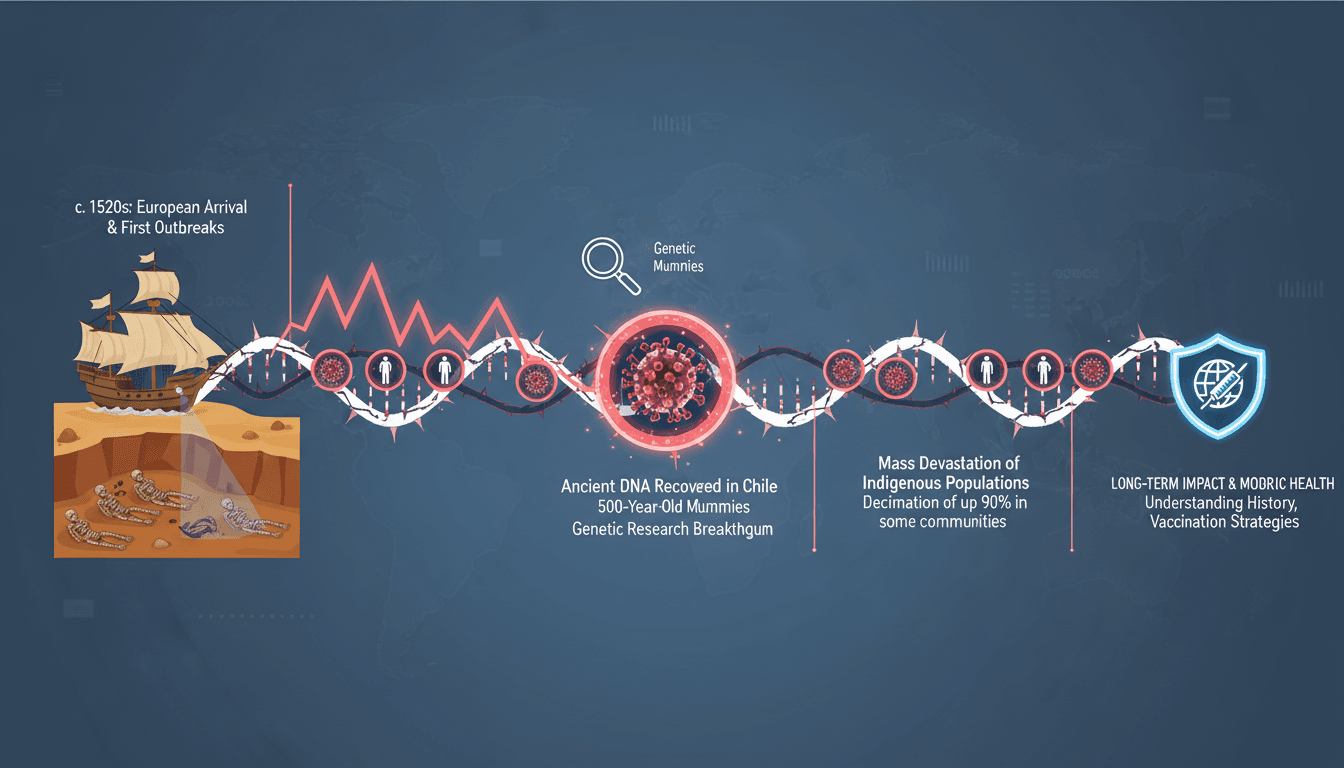 Analysis of smallpox DNA found in ancient Chilean mummies