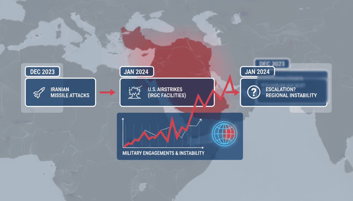 U.S. military airstrikes against Iranian Revolutionary Guard Corps facilities