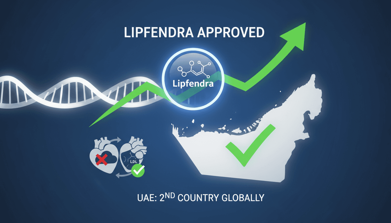 A healthcare professional discussing Lipfendra, a new cholesterol treatment in the UAE.