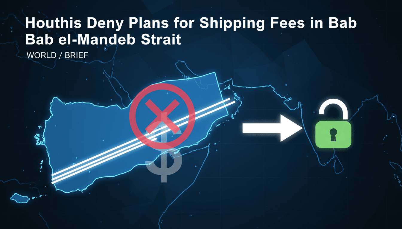 Map of Bab el-Mandeb strait highlighting shipping routes and geopolitical tensions.
