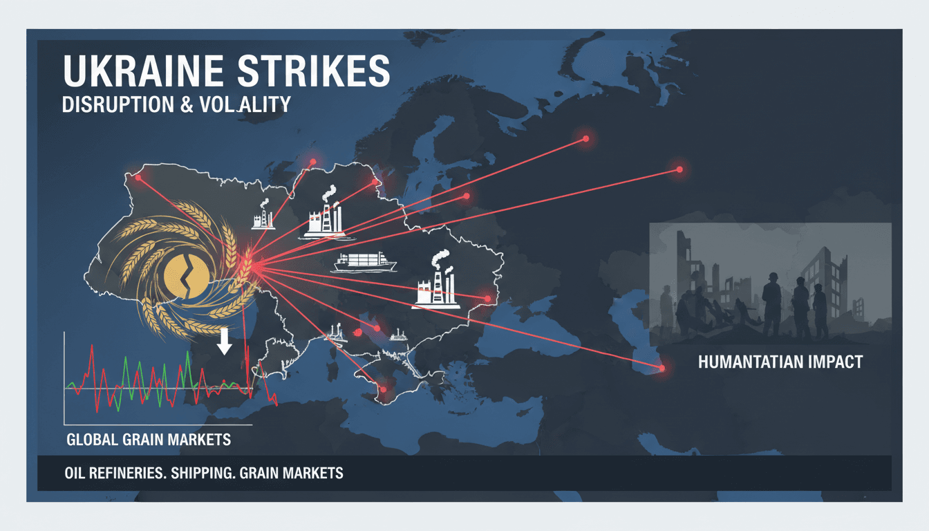 Ukrainian drone strikes on Russian oil refineries and shipping routes