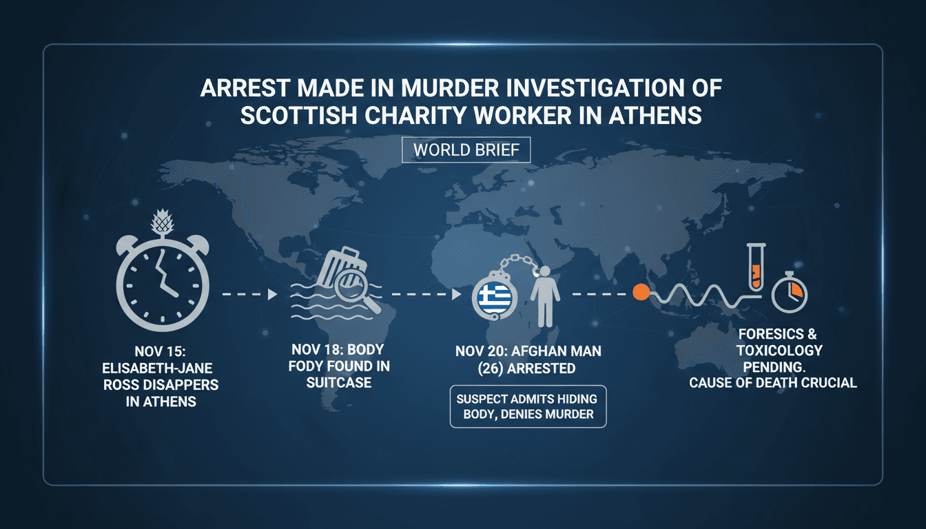 Scottish charity worker Elisabeth-Jane Ross found deceased in Athens