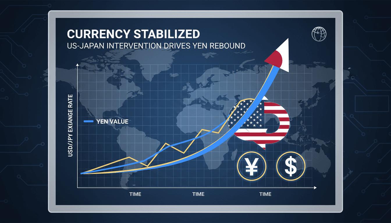 US and Japan flags symbolizing economic collaboration and currency stabilization efforts.