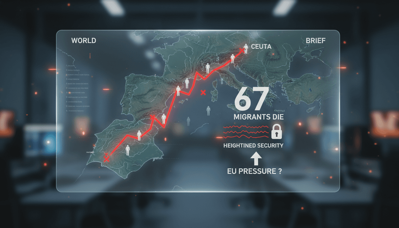 A somber image reflecting the tragedy of migrant crossings into Europe.