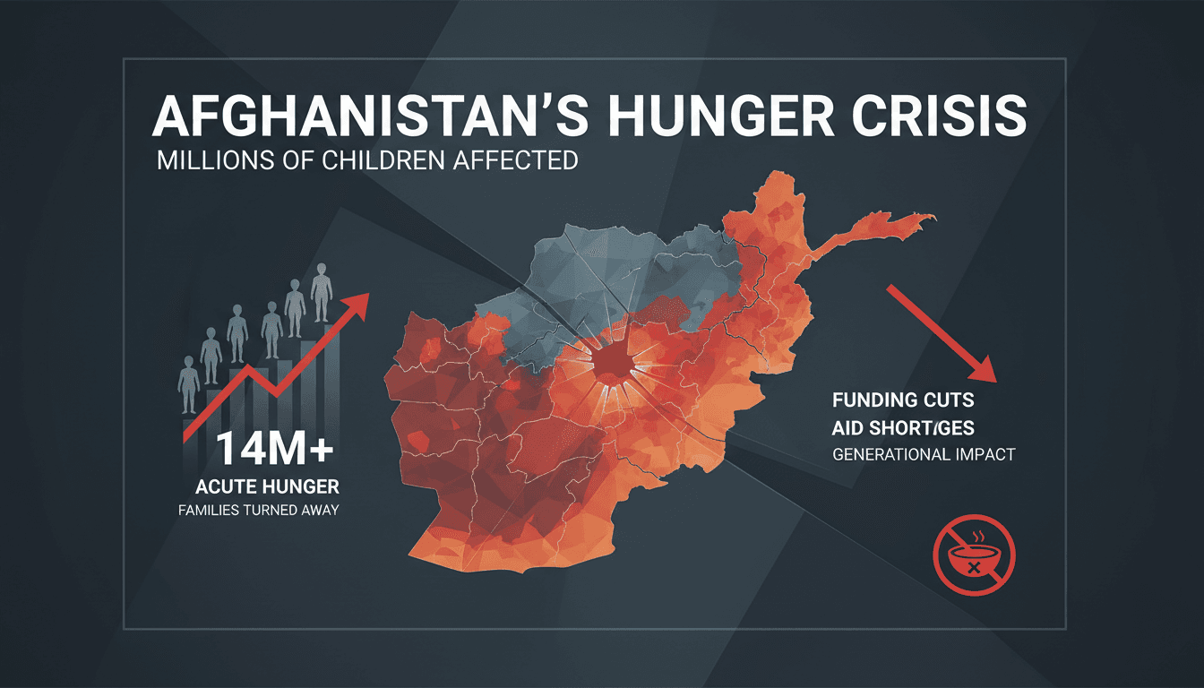 Children in Afghanistan affected by malnutrition and hunger crisis