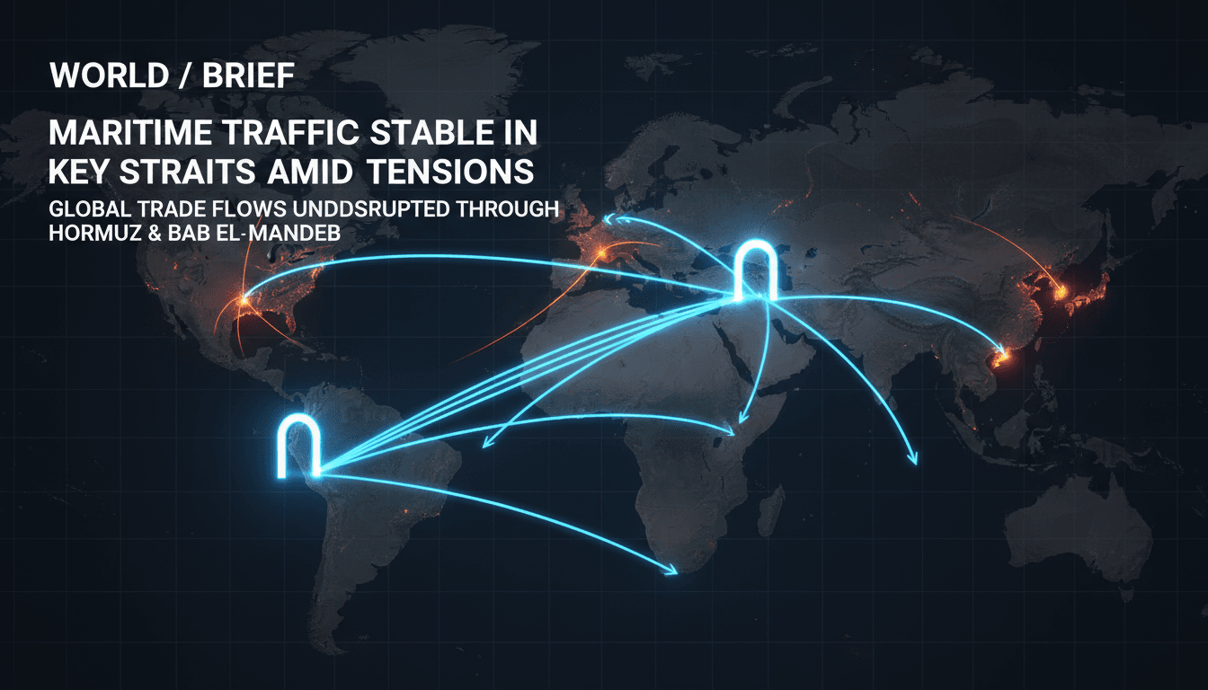 Shipping routes in the Strait of Hormuz and Bab el-Mandeb amidst geopolitical tensions.