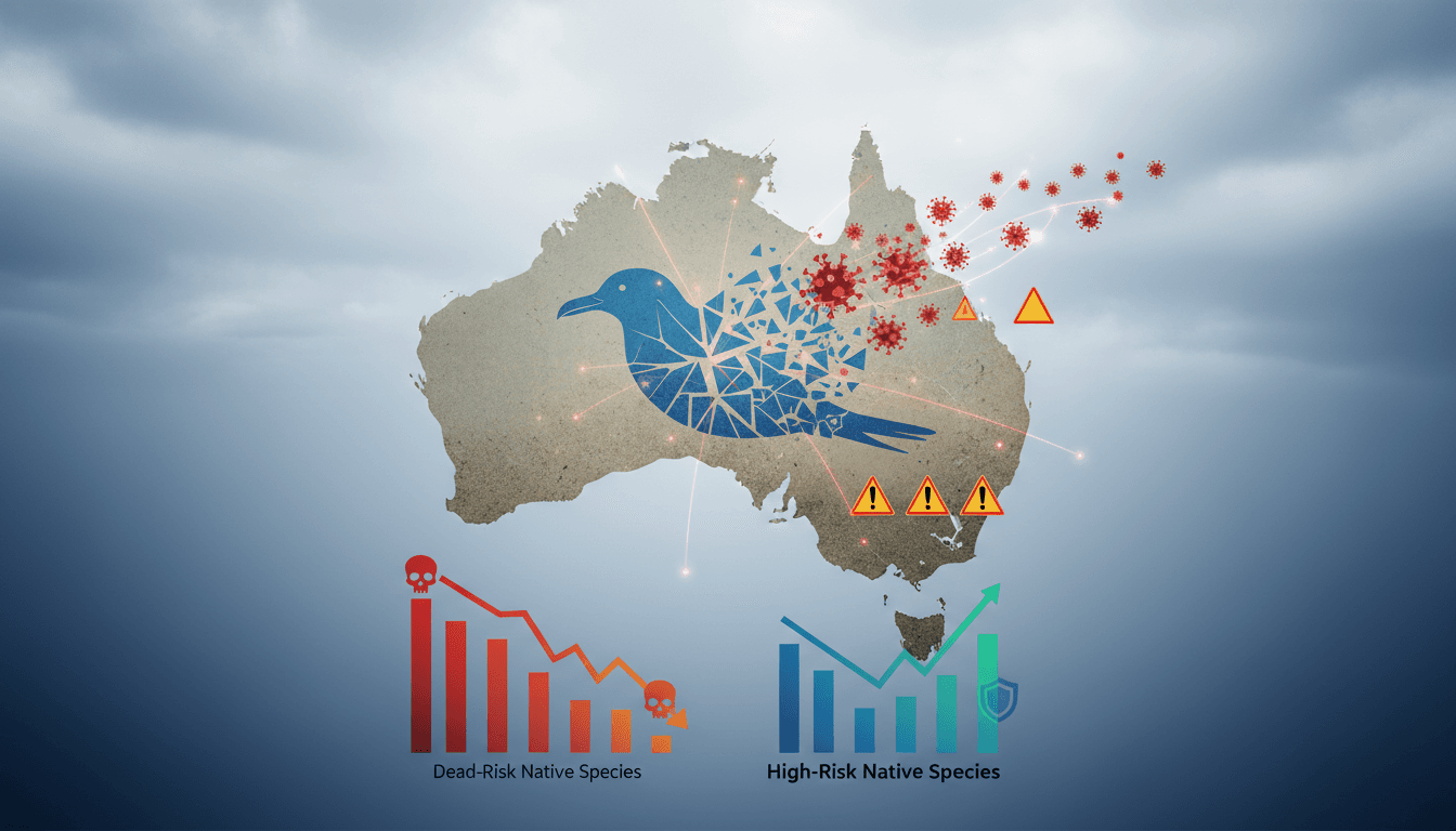 A group of seabirds affected by H5N1 bird flu in Australia.