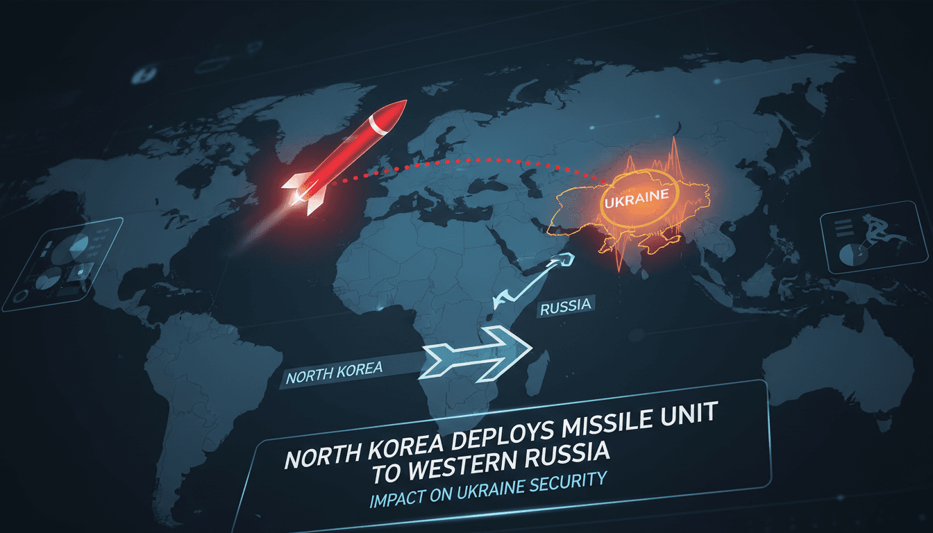North Korean missile launchers in western Russia