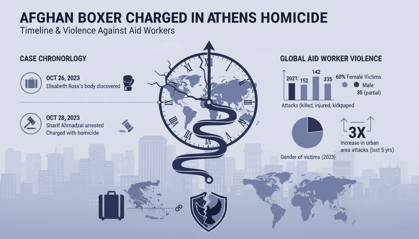 Afghan boxer Sharif Ahmadzai charged with homicide in Athens