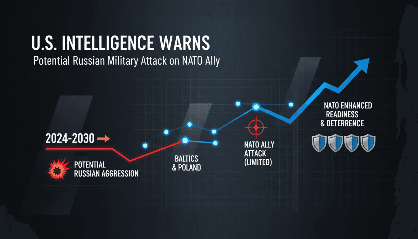 U.S. intelligence report on potential Russian military aggression against NATO.