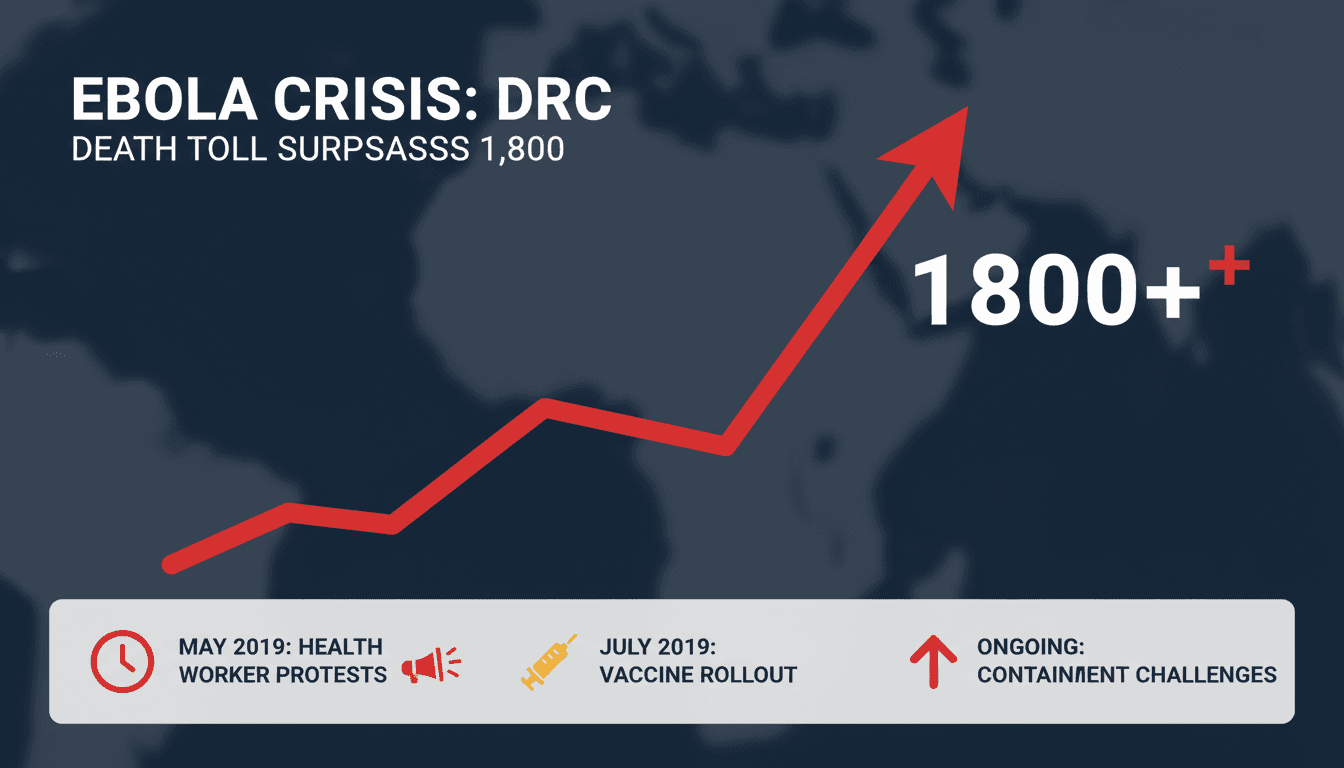 Health workers in the Democratic Republic of Congo responding to the Ebola outbreak.