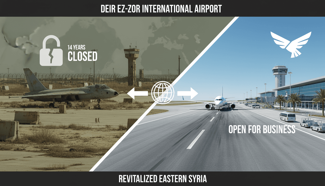 Deir ez-Zor International Airport reopens after 14 years of closure