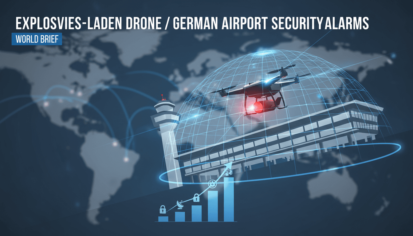 Explosives-laden drone discovered at German airport raises security alarms
