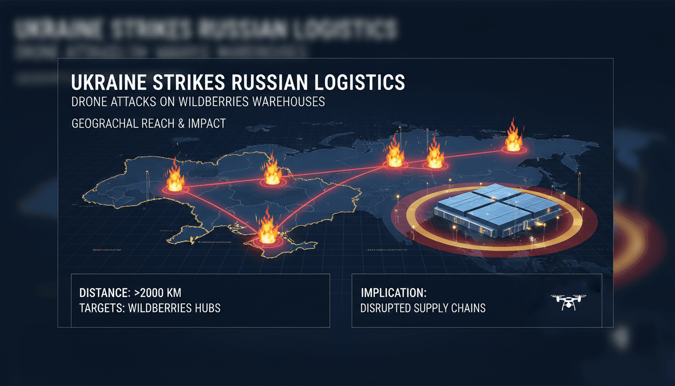 Drone strikes on Wildberries warehouses in Russia