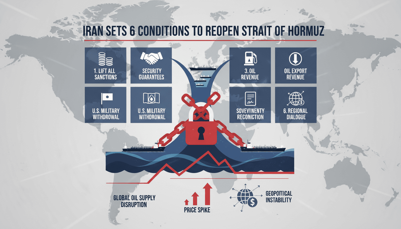 Map of the Strait of Hormuz highlighting its significance in global oil trade.