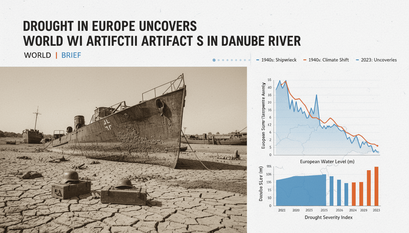 Drought in Europe Uncovers World War II Artifacts in Danube River
