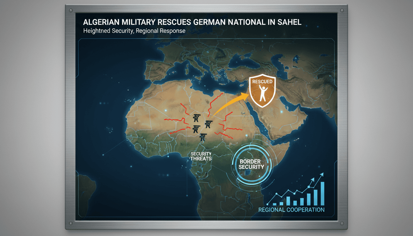 Algerian military operation to rescue a German national in Niger