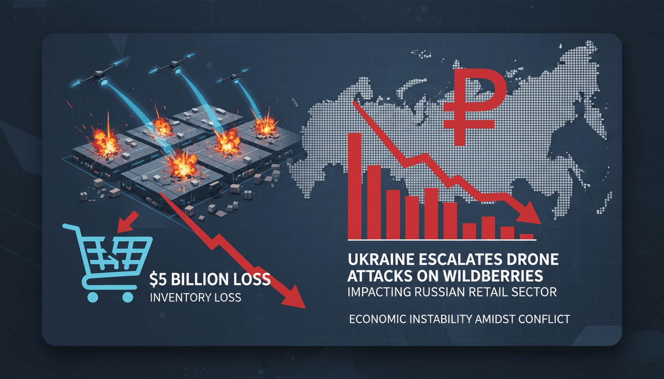 Ukrainian drone strikes on Wildberries warehouse in Russia