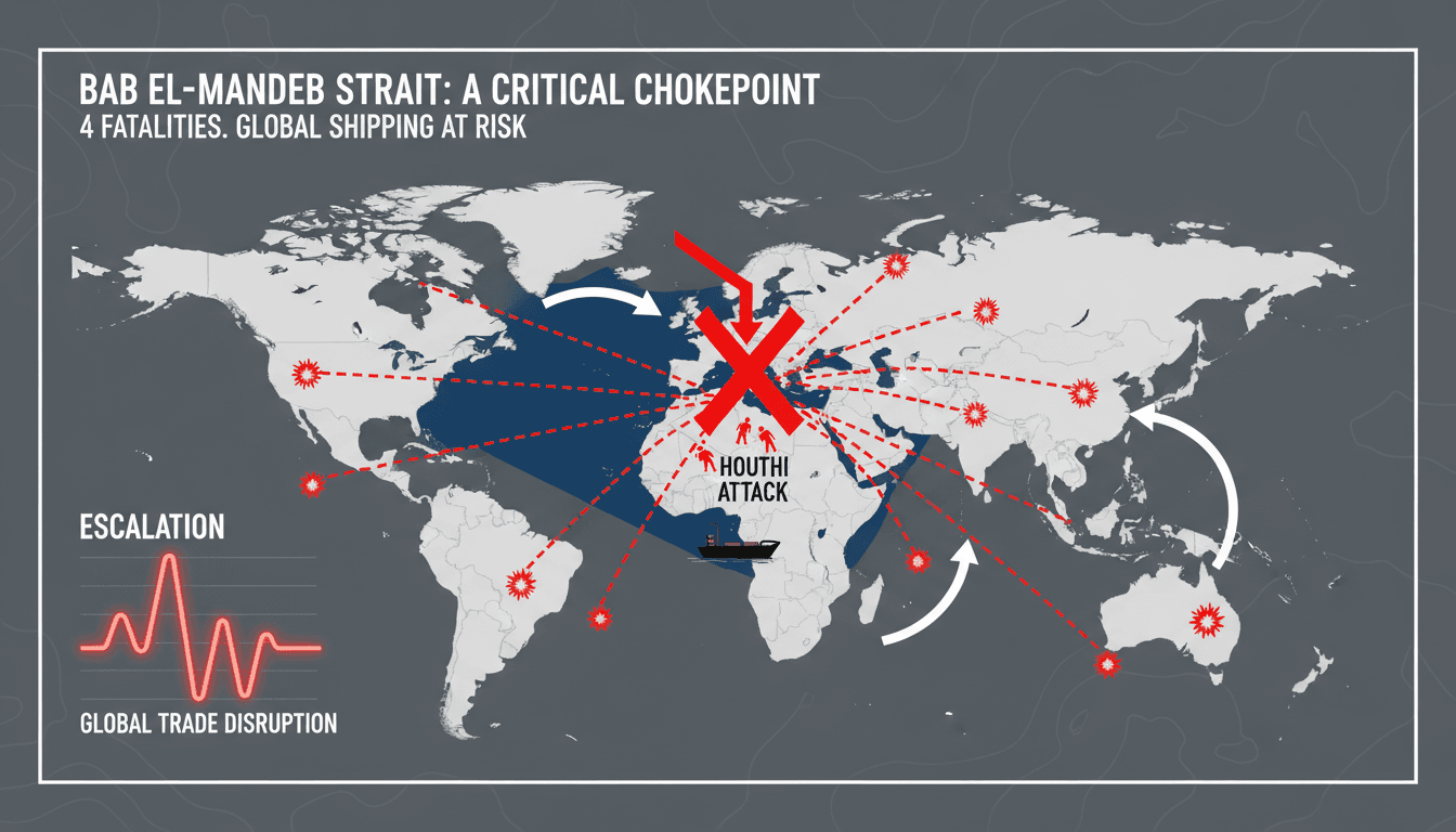 Houthi attack on cargo ship in the Red Sea leading to fatalities