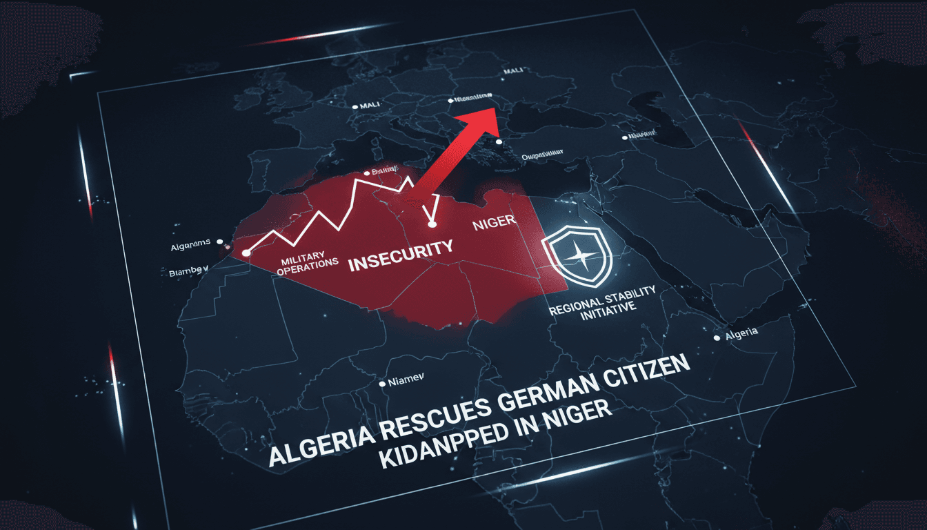 Algerian military operation in the Sahel region to rescue a kidnapped German citizen.