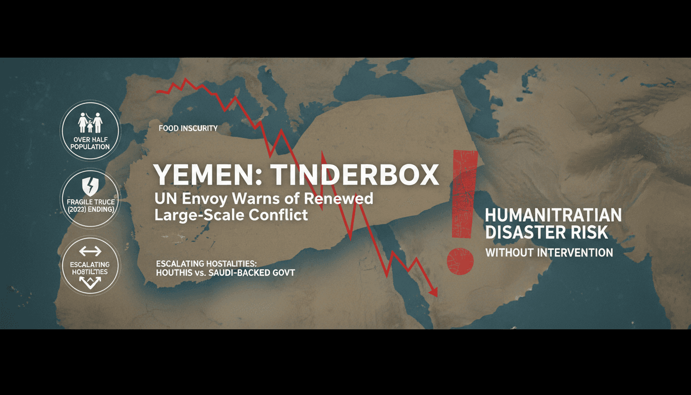 UN envoy Hans Grundberg warns of escalating conflict in Yemen