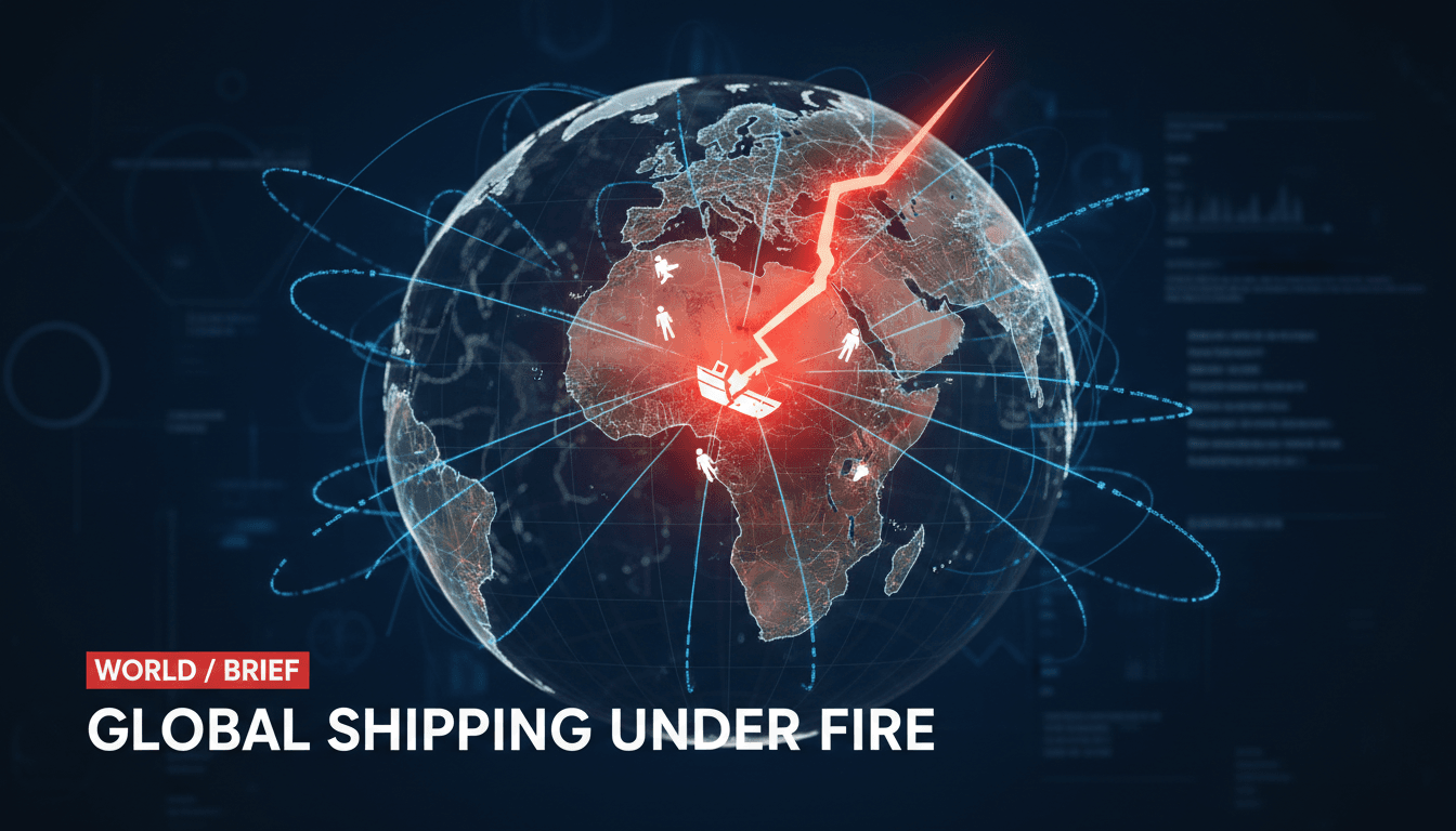 Houthi missile attack on commercial ship in Bab al-Mandab Strait