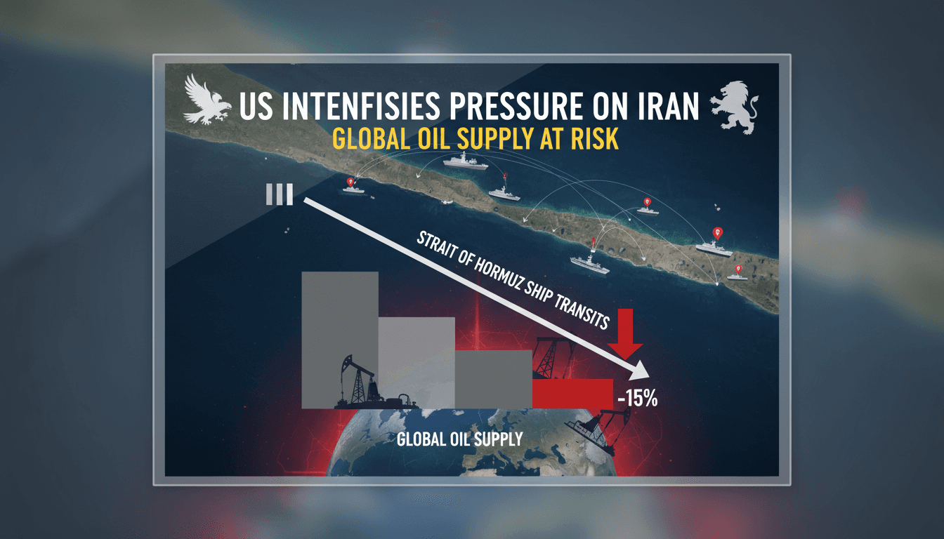 U.S. naval presence in the Strait of Hormuz amidst rising tensions with Iran.