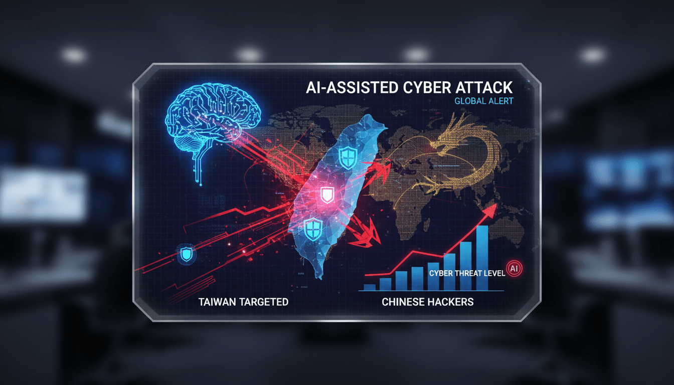 Taiwan's government agencies targeted in AI-assisted cyber-attack