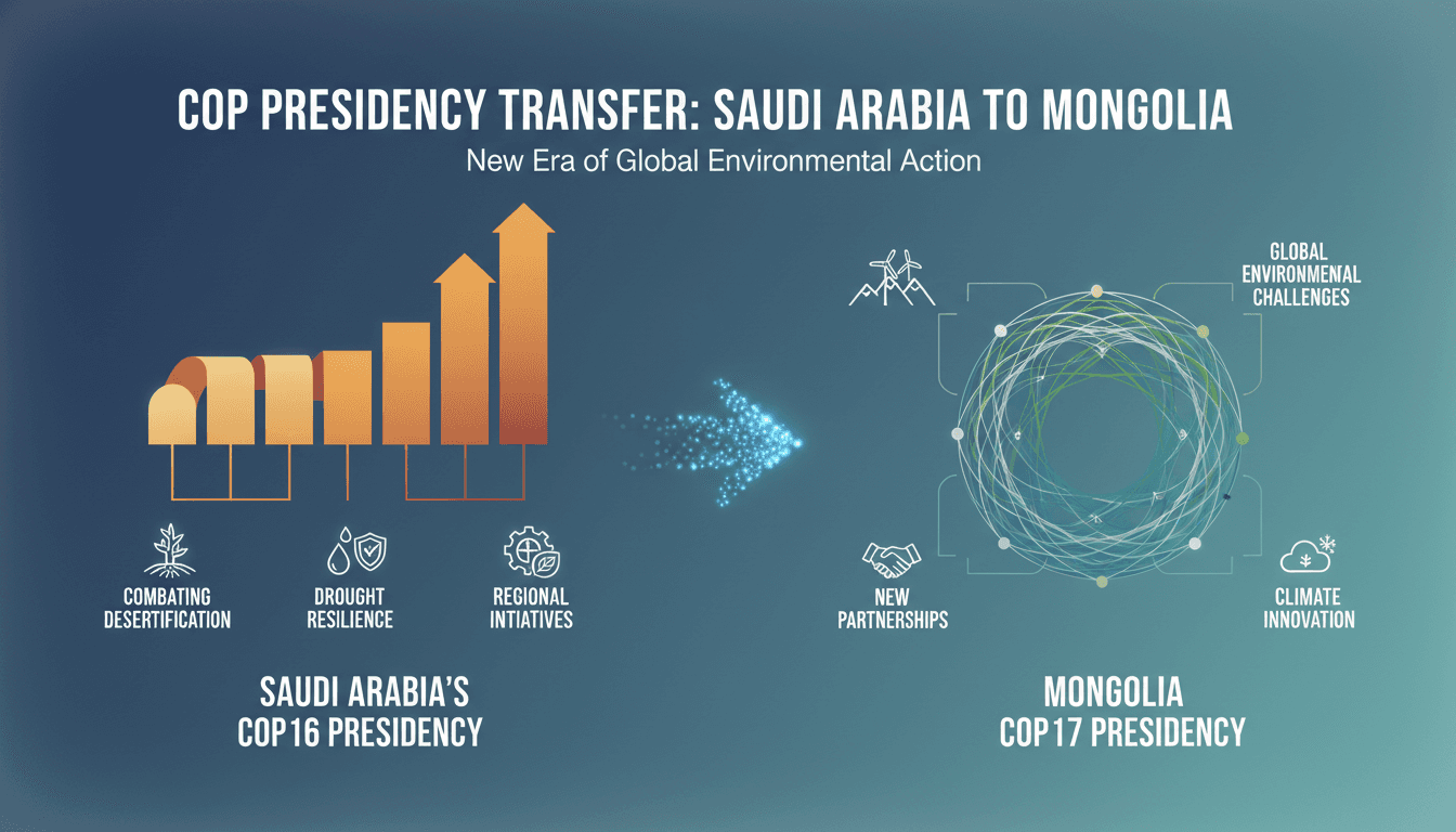 Saudi Arabia Transfers COP Presidency to Mongolia at COP17