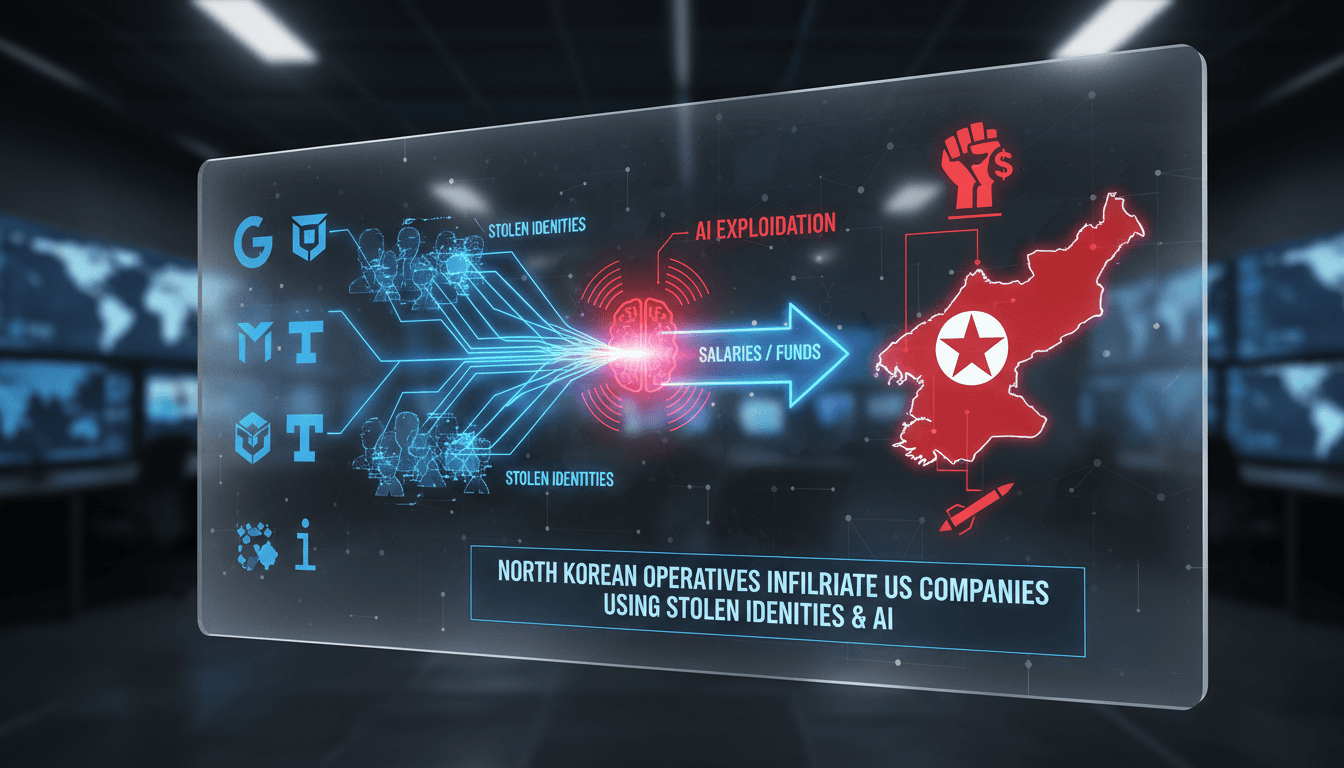 North Korean Operatives Infiltrate US Companies Using Stolen Identities and AI