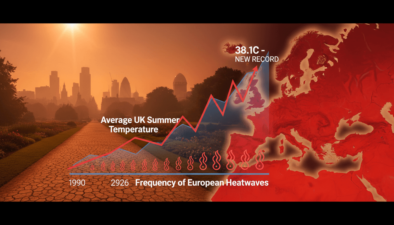 UK records hottest day of 2026 amid European heatwave