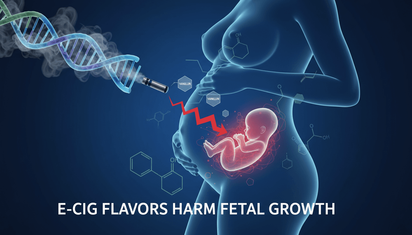 E-cigarette flavoring chemicals and their impact on fetal health