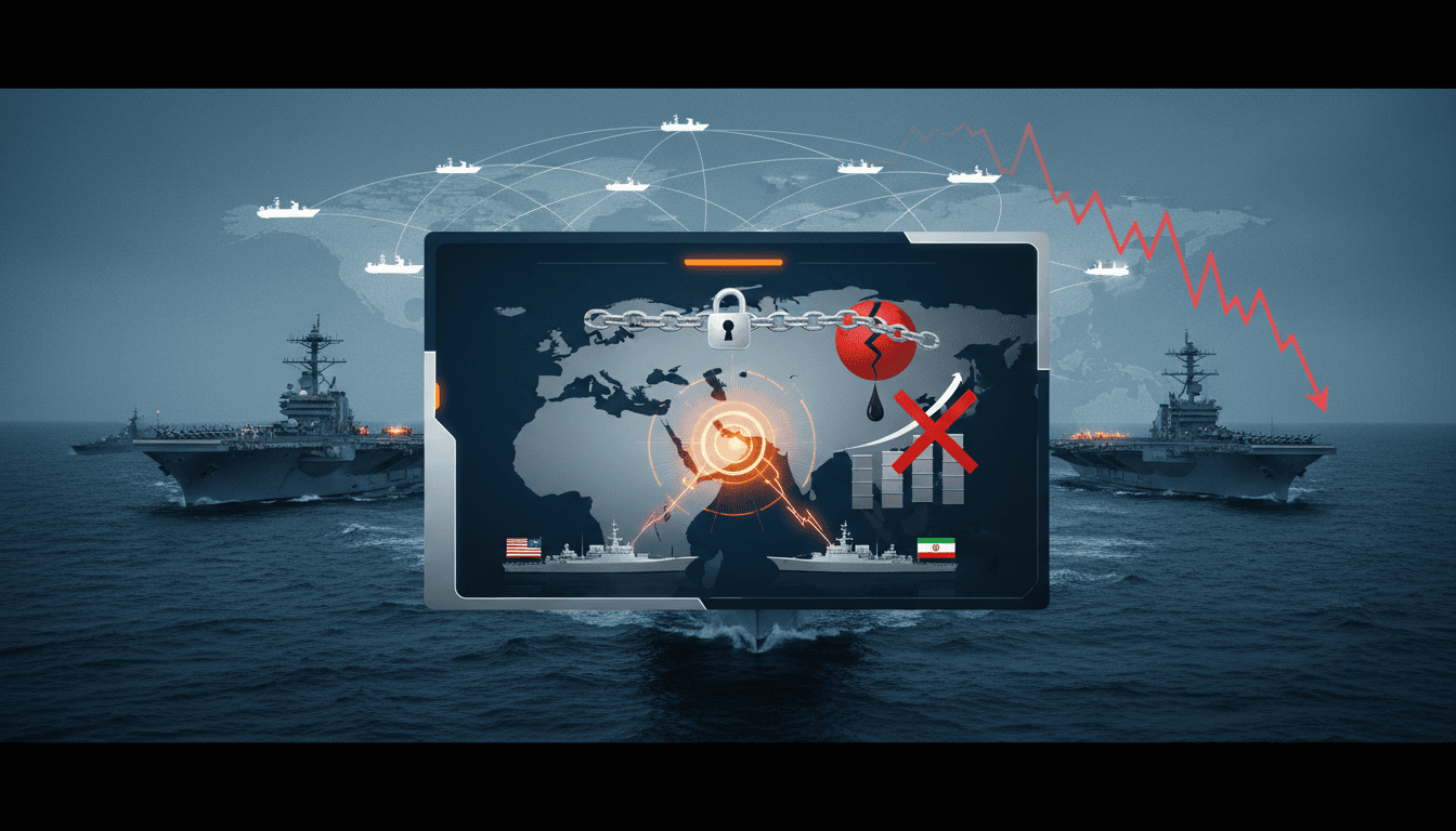 US naval blockade and sanctions against Iran impacting global oil supply